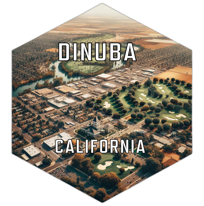Dinuba California Travel Destination Souvenir Vinyl Decal Sticker 2-Inch