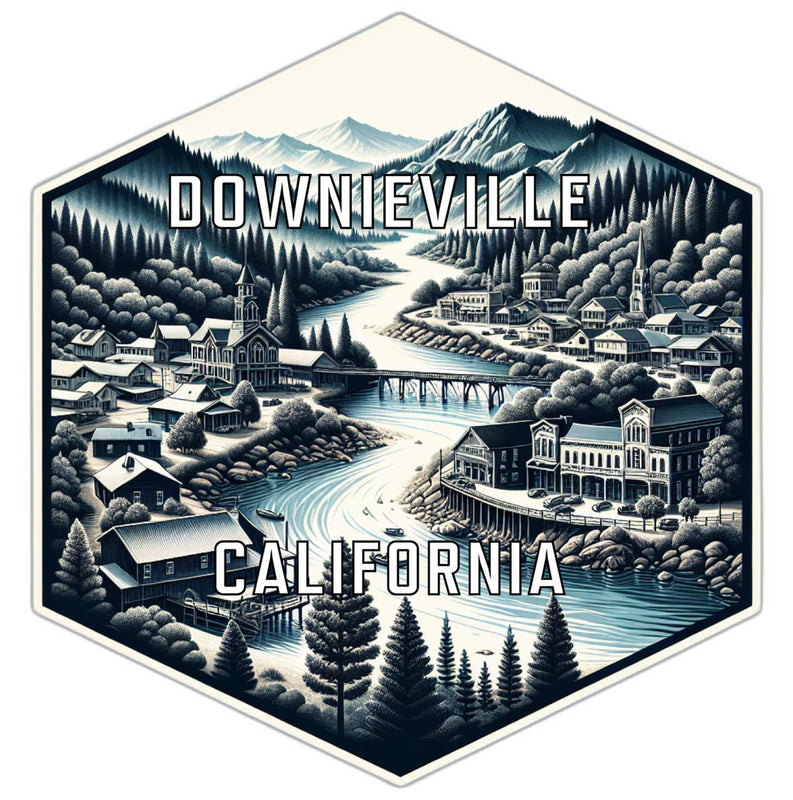 Downieville California Travel Destination Souvenir Vinyl Decal Sticker 6-Inch