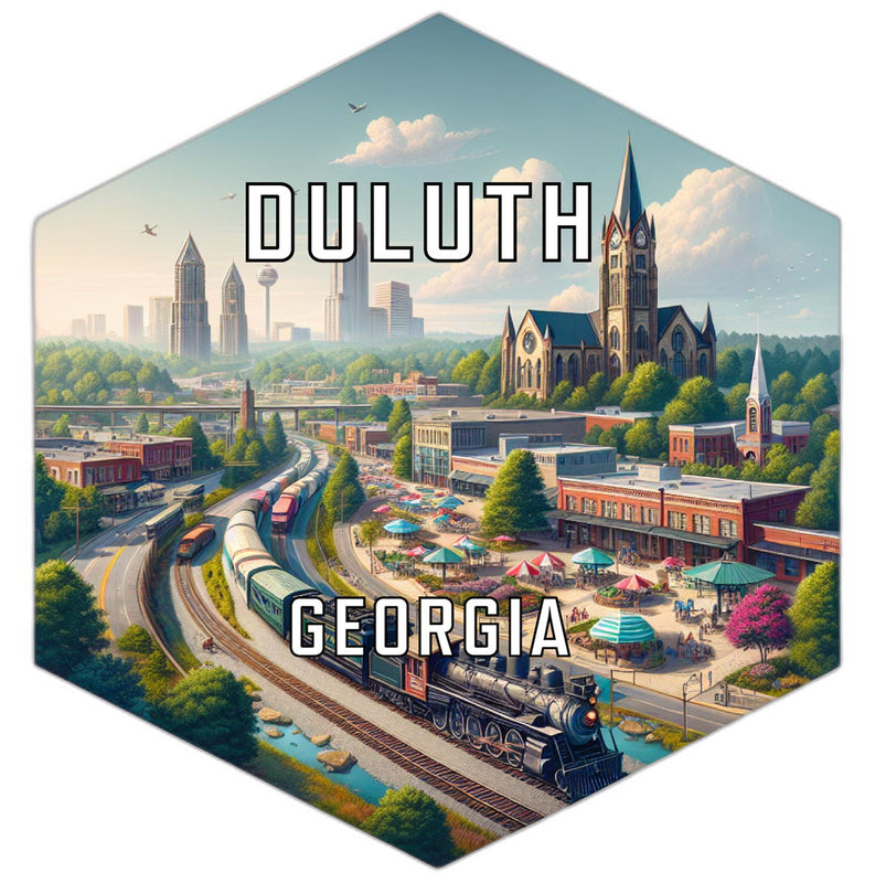 Duluth Georgia Travel Destination Souvenir Vinyl Decal Sticker 2-Inch