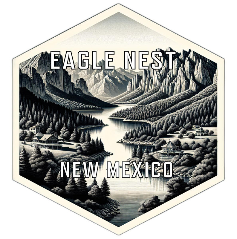 Eagle Nest New Mexico Travel Destination Souvenir Vinyl Decal Sticker 4-Inch