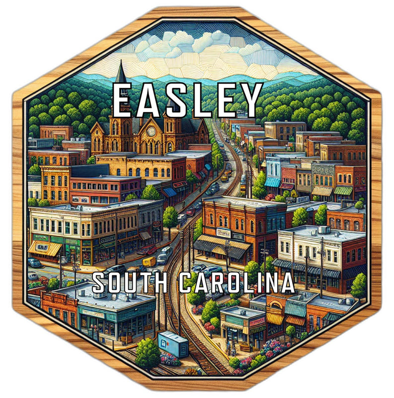 Easley South Carolina Travel Destination Souvenir Vinyl Decal Sticker 6-Inch