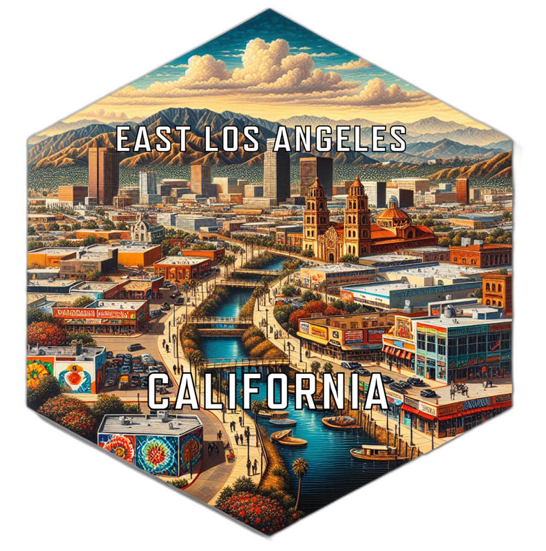 East Los Angeles California Travel Destination Souvenir Vinyl Decal Sticker 6-Inch