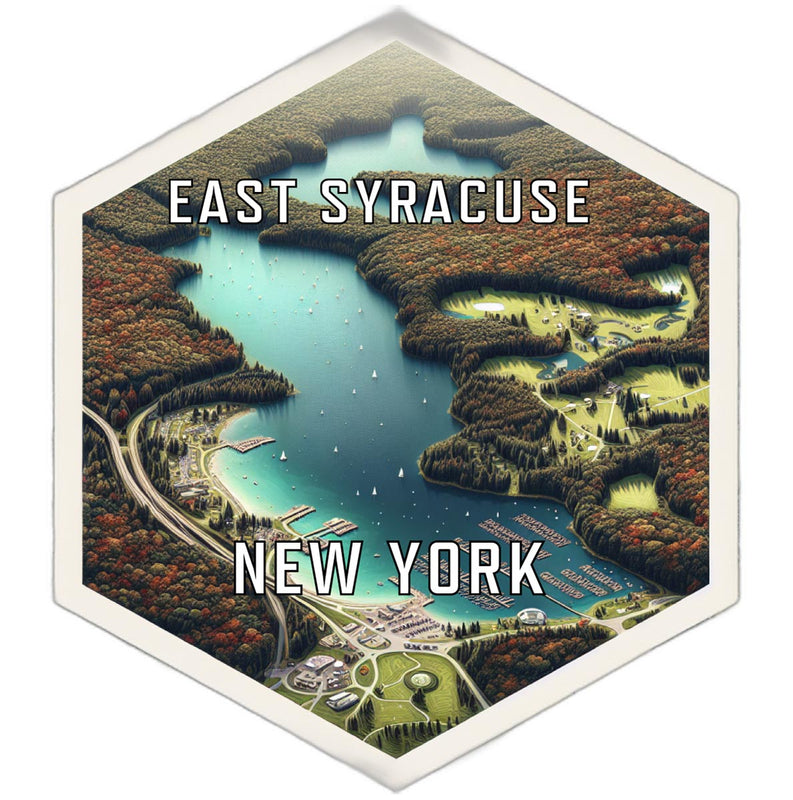 East Syracuse New York Travel Destination Souvenir Vinyl Decal Sticker 6-Inch