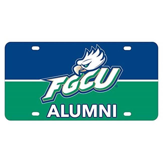 NCAA Florida Gulf Coast Eagles Metal License Plate - Lightweight, Sturdy & Versatile