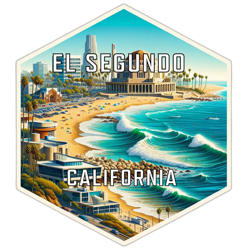 El Segundo California Travel Destination Souvenir Vinyl Decal Sticker 6-Inch