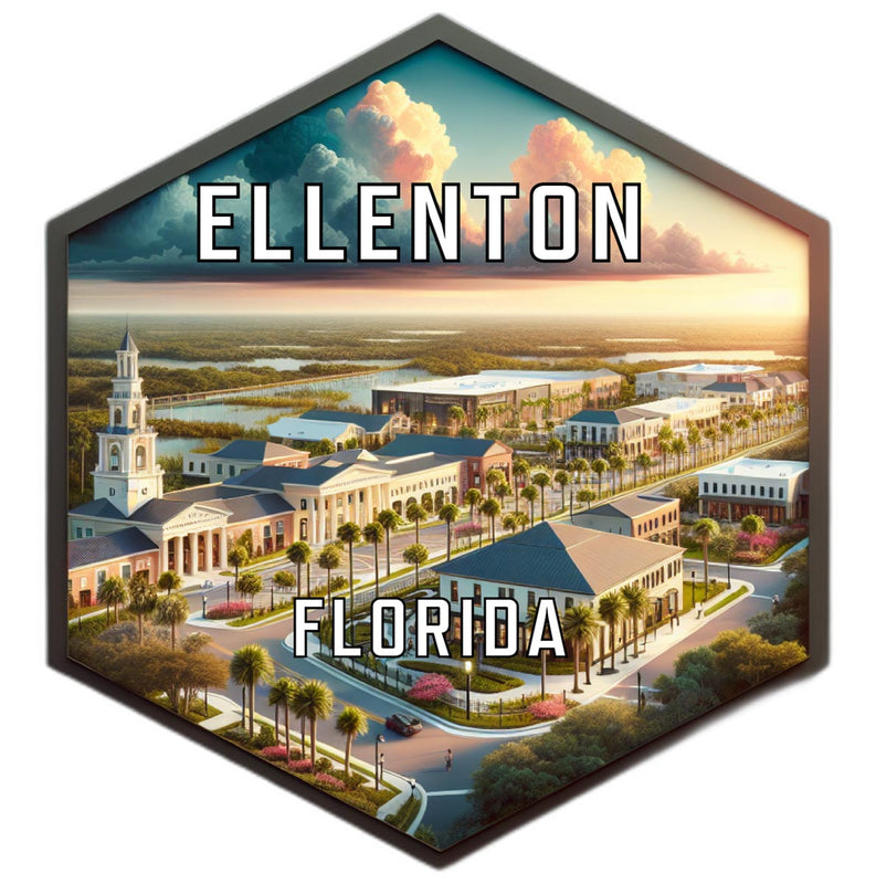 Ellenton Florida Travel Destination Souvenir Vinyl Decal Sticker 2-Inch