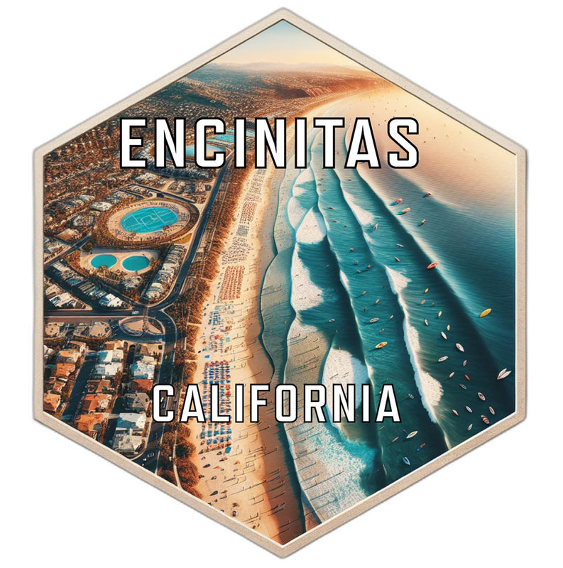 Encinitas California Travel Destination Souvenir Vinyl Decal Sticker 2-Inch