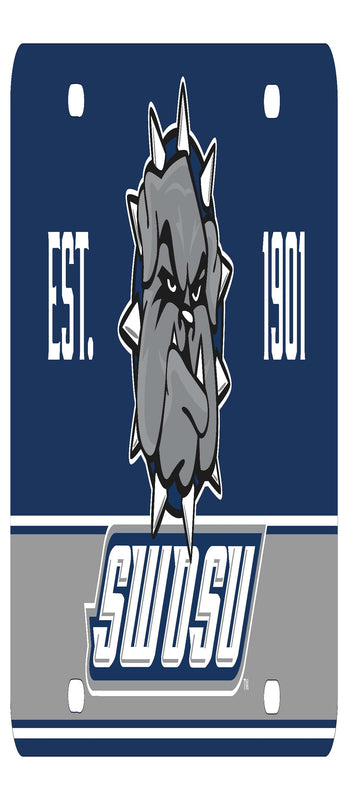NCAA Southwestern Oklahoma State University Metal License Plate - Lightweight, Sturdy & Versatile