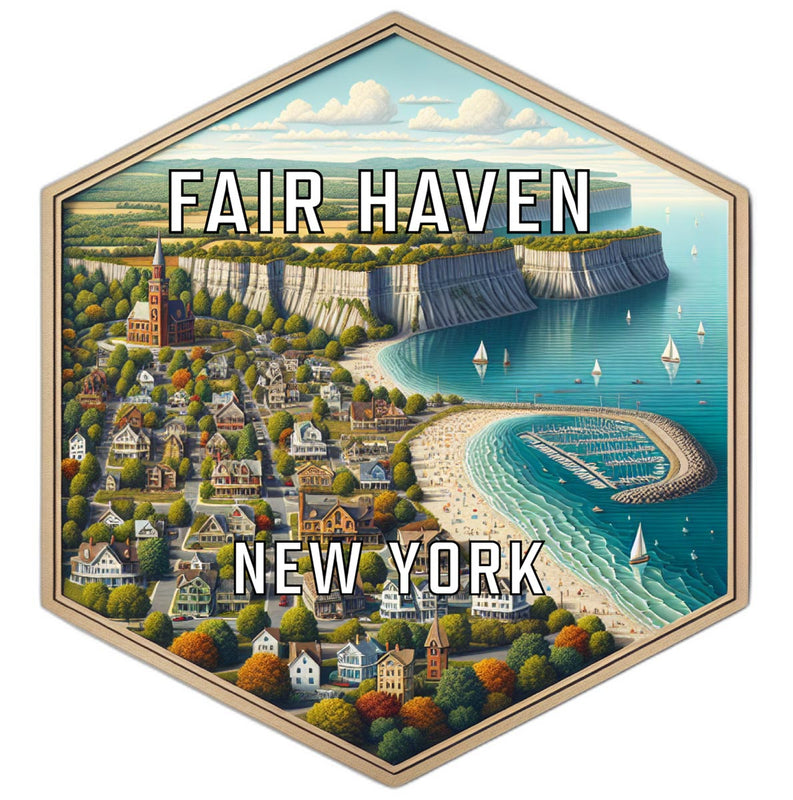 Fair Haven New York Travel Destination Souvenir Vinyl Decal Sticker 2-Inch