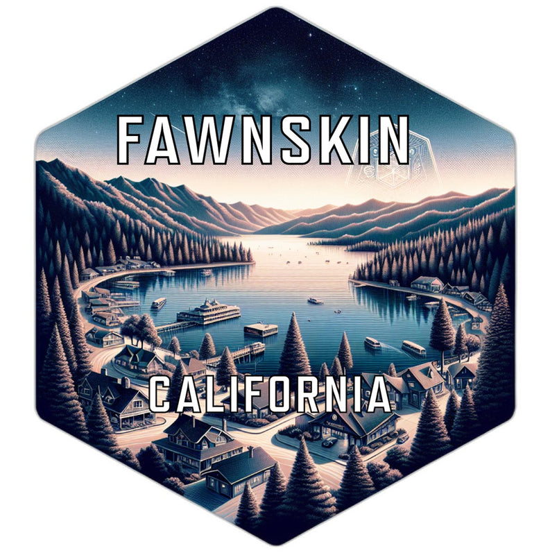 Fawnskin California Travel Destination Souvenir Vinyl Decal Sticker 6-Inch