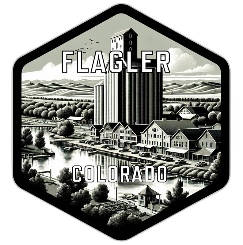 Flagler Colorado Travel Destination Souvenir Vinyl Decal Sticker 4-Inch