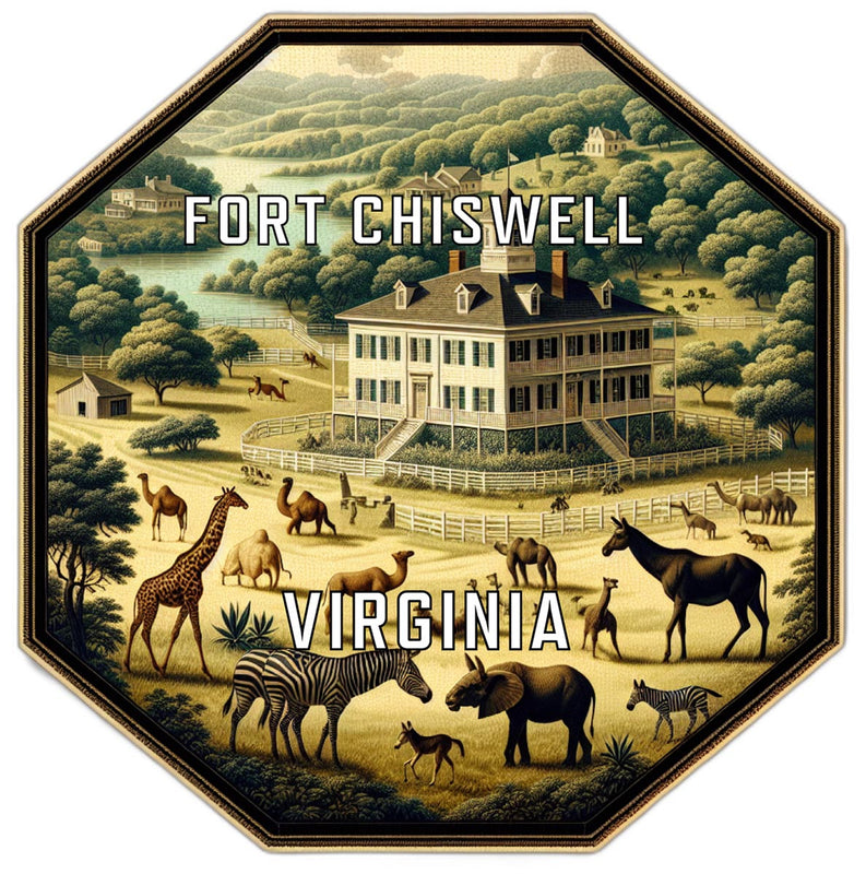 Fort Chiswell Virginia Travel Destination Souvenir Vinyl Decal Sticker 4-Inch