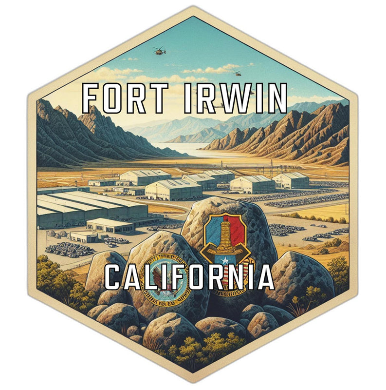 Fort Irwin California Travel Destination Souvenir Vinyl Decal Sticker 6-Inch