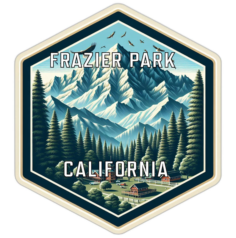 Frazier Park California Travel Destination Souvenir Vinyl Decal Sticker 2-Inch
