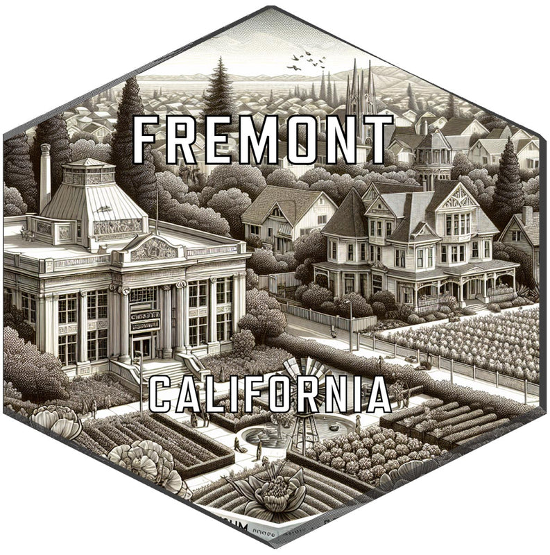 Fremont California Travel Destination Souvenir Vinyl Decal Sticker 2-Inch
