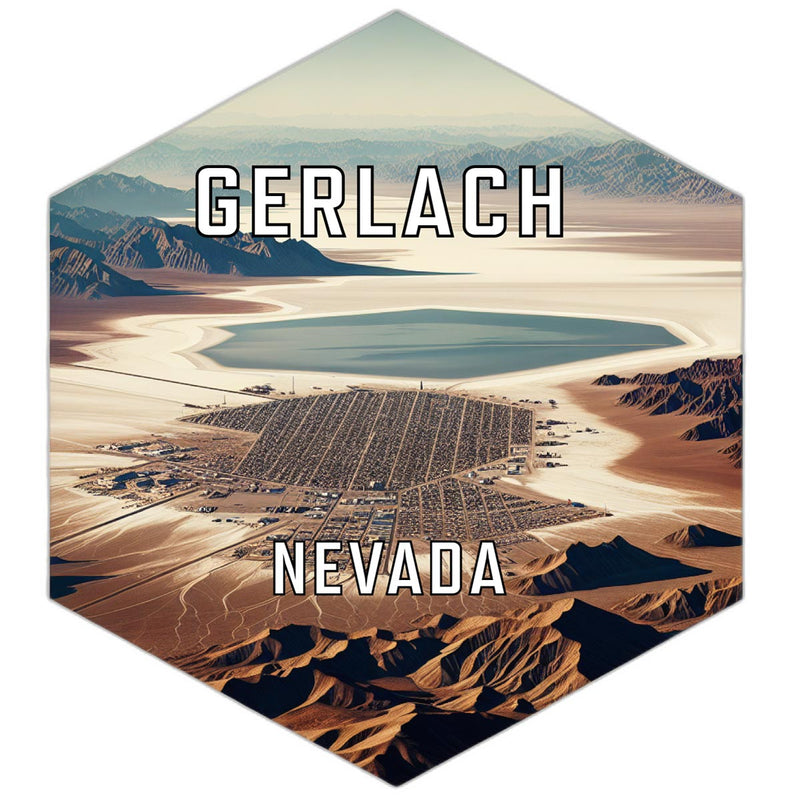 Gerlach Nevada Travel Destination Souvenir Vinyl Decal Sticker 2-Inch
