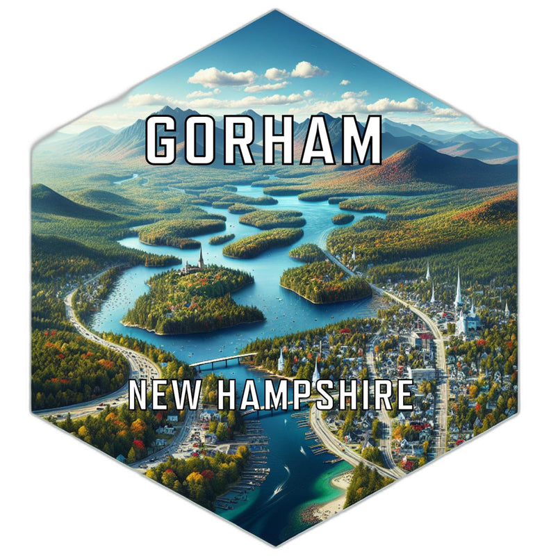 Gorham New Hampshire Travel Destination Souvenir Vinyl Decal Sticker 2-Inch