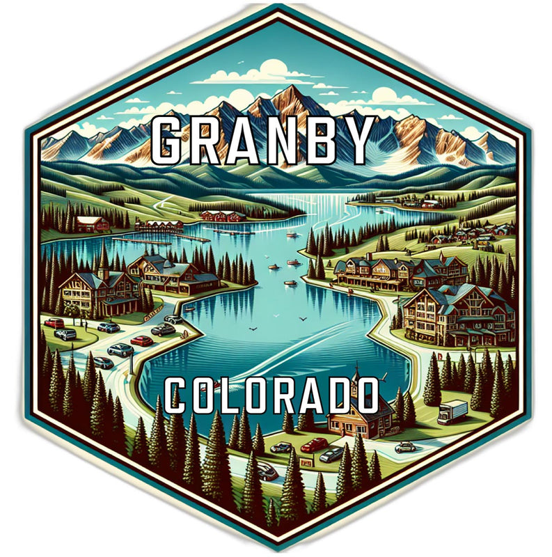 Granby Colorado Travel Destination Souvenir Vinyl Decal Sticker 2-Inch