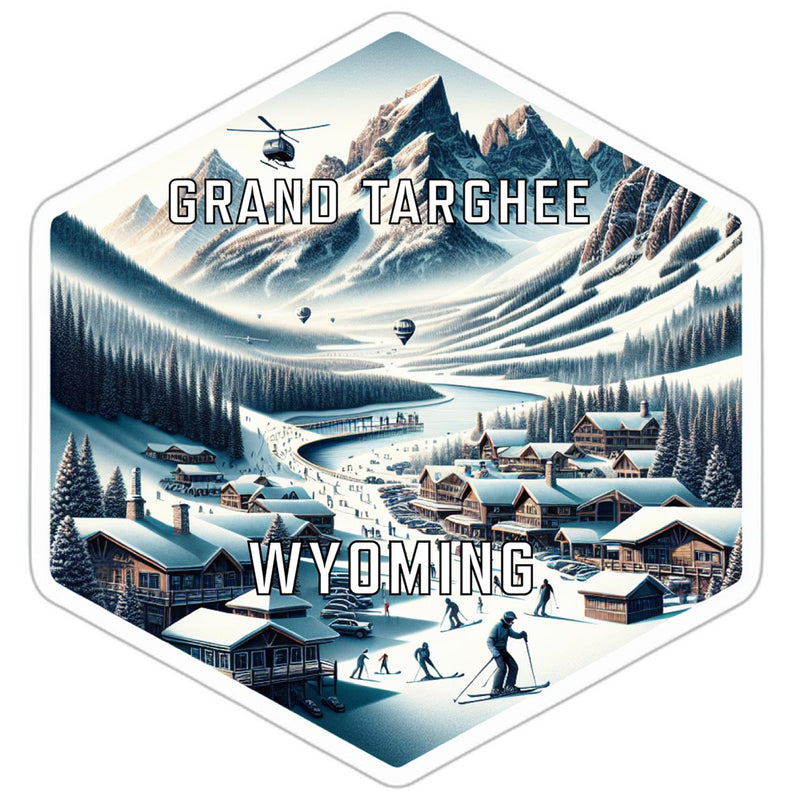 Grand Targhee Wyoming Travel Destination Souvenir Vinyl Decal Sticker 2-Inch