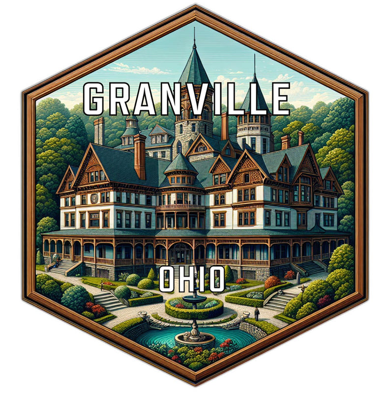 Granville Ohio Travel Destination Souvenir Vinyl Decal Sticker 2-Inch