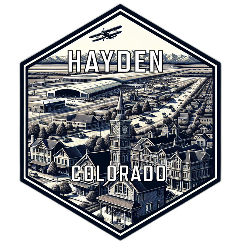Hayden Colorado Travel Destination Souvenir Vinyl Decal Sticker 2-Inch
