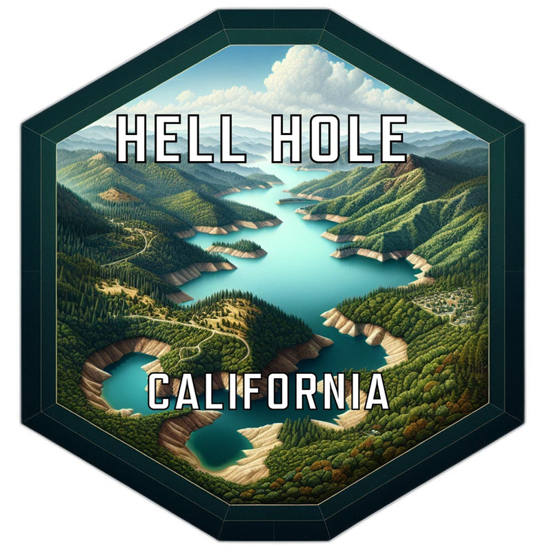 Hell Hole California Travel Destination Souvenir Vinyl Decal Sticker 2-Inch