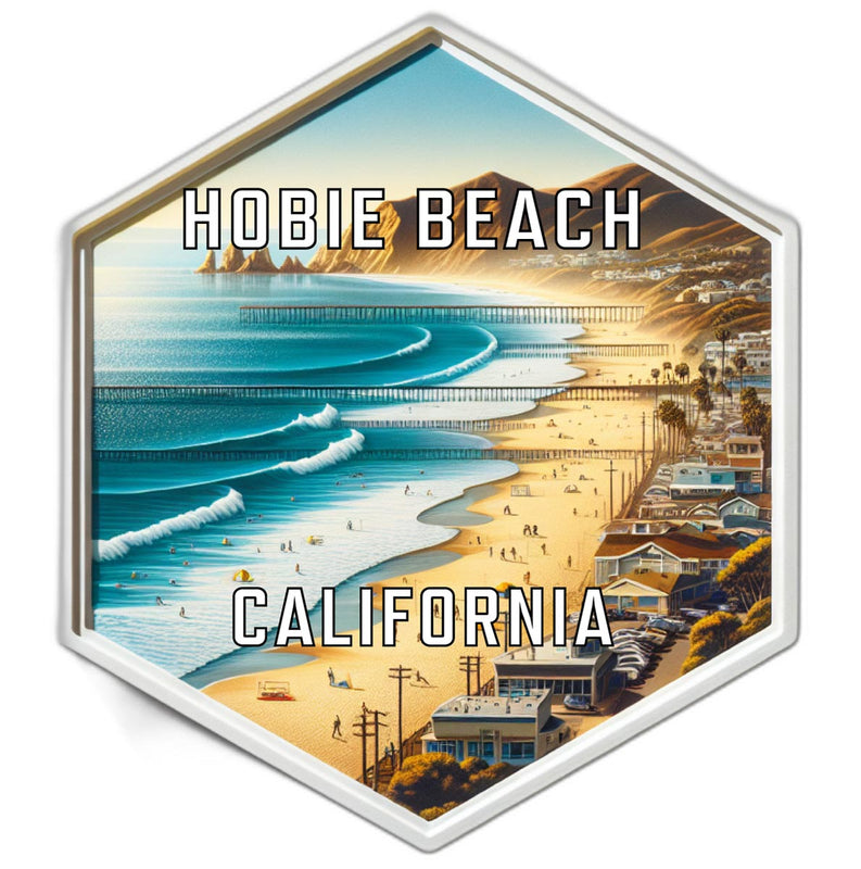 Hobie Beach California Travel Destination Souvenir Vinyl Decal Sticker 2-Inch