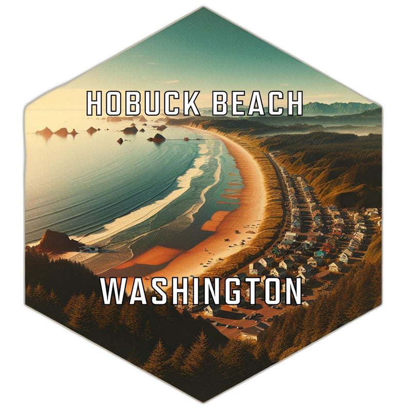 Hobuck Beach Washington Travel Destination Souvenir Vinyl Decal Sticker 6-Inch