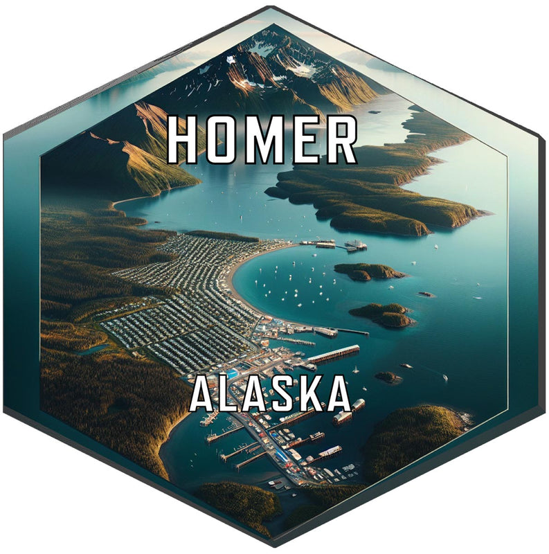Homer Alaska Travel Destination Souvenir Vinyl Decal Sticker 6-Inch