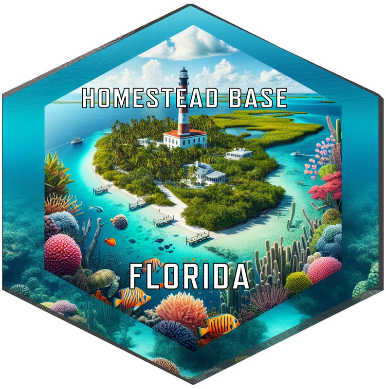 Homestead Base Florida Travel Destination Souvenir Vinyl Decal Sticker 2-Inch