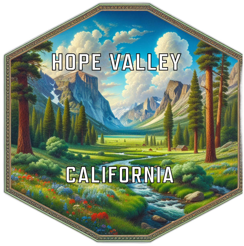 Hope Valley California Travel Destination Souvenir Vinyl Decal Sticker 2-Inch