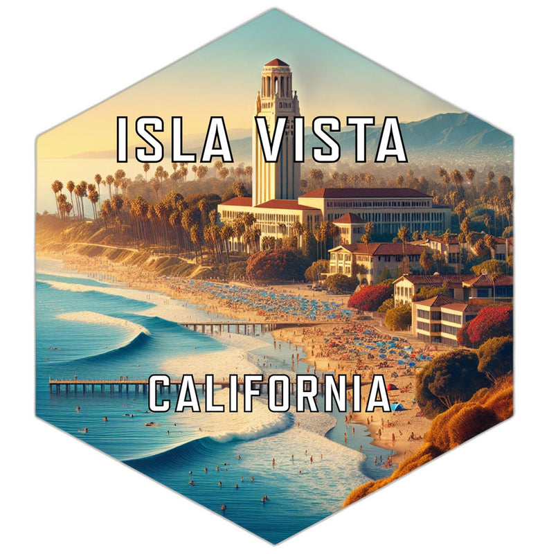 Isla Vista California Travel Destination Souvenir Vinyl Decal Sticker 2-Inch