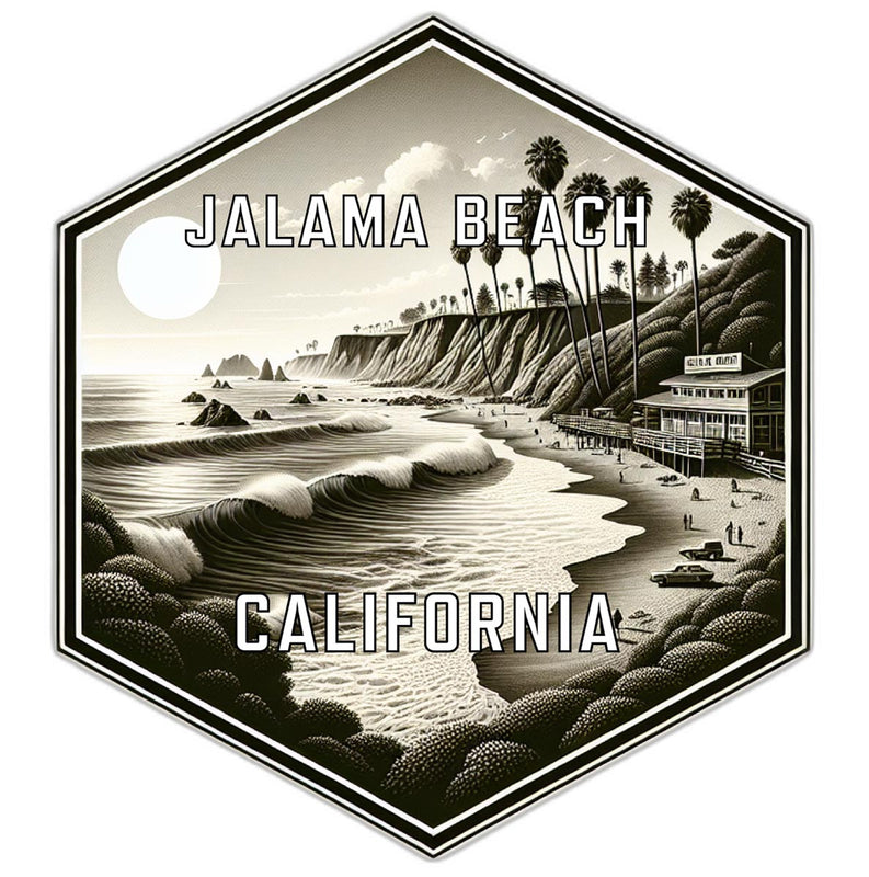 Jalama Beach California Travel Destination Souvenir Vinyl Decal Sticker 2-Inch