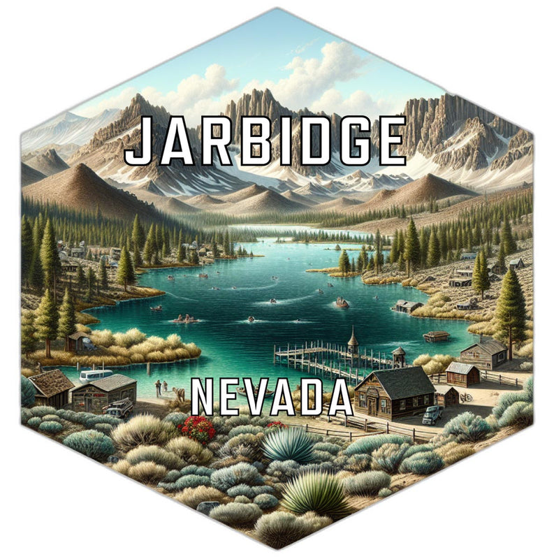 Jarbidge Nevada Travel Destination Souvenir Vinyl Decal Sticker 2-Inch