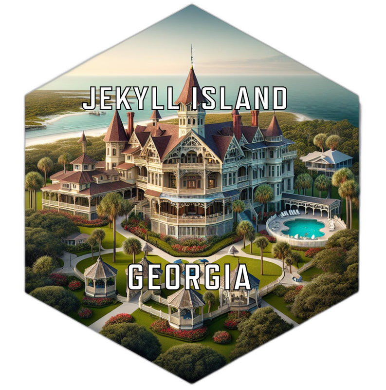 Jekyll Island Georgia Travel Destination Souvenir Vinyl Decal Sticker 2-Inch