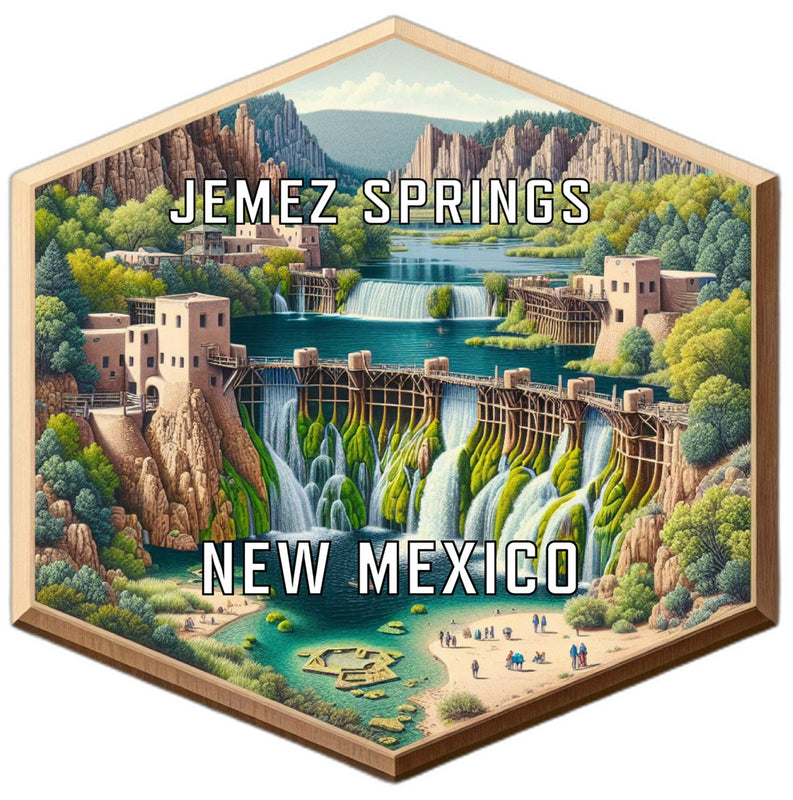 Jemez Springs New Mexico Travel Destination Souvenir Vinyl Decal Sticker 2-Inch