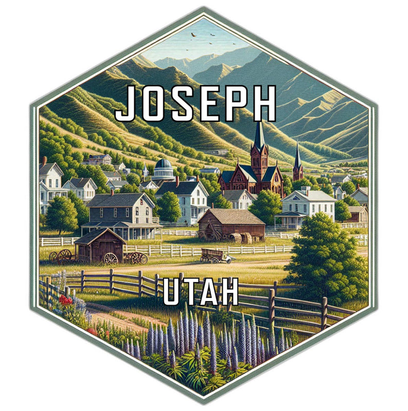 Joseph Utah Travel Destination Souvenir Vinyl Decal Sticker 6-Inch
