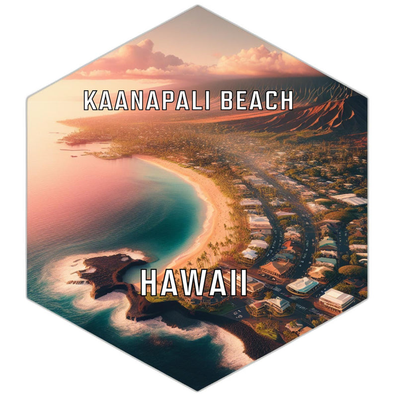Kaanapali Beach Hawaii Travel Destination Souvenir Vinyl Decal Sticker 2-Inch