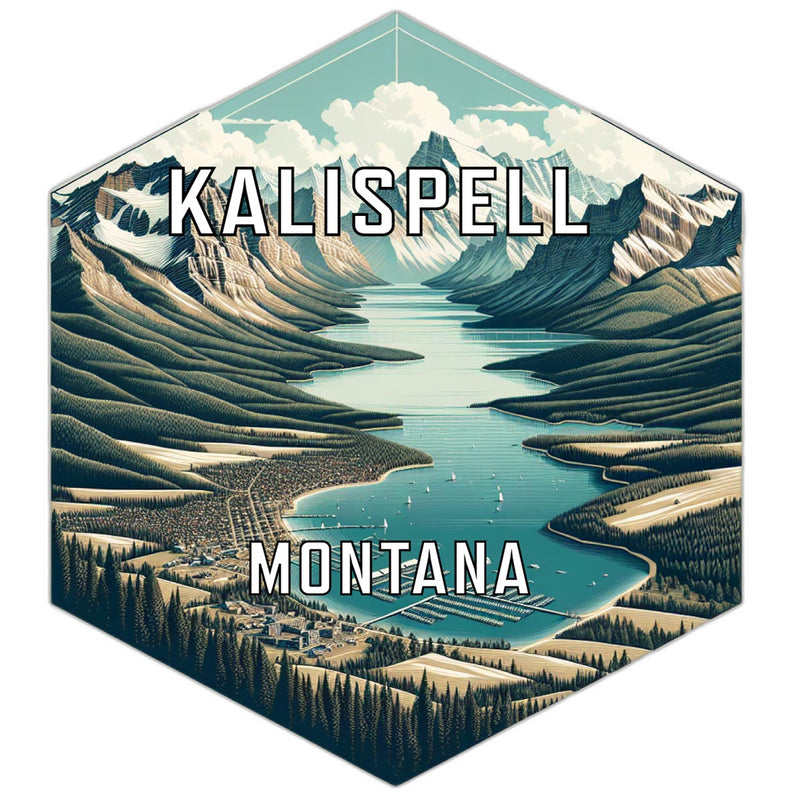 Kalispell Montana Travel Destination Souvenir Vinyl Decal Sticker 2-Inch