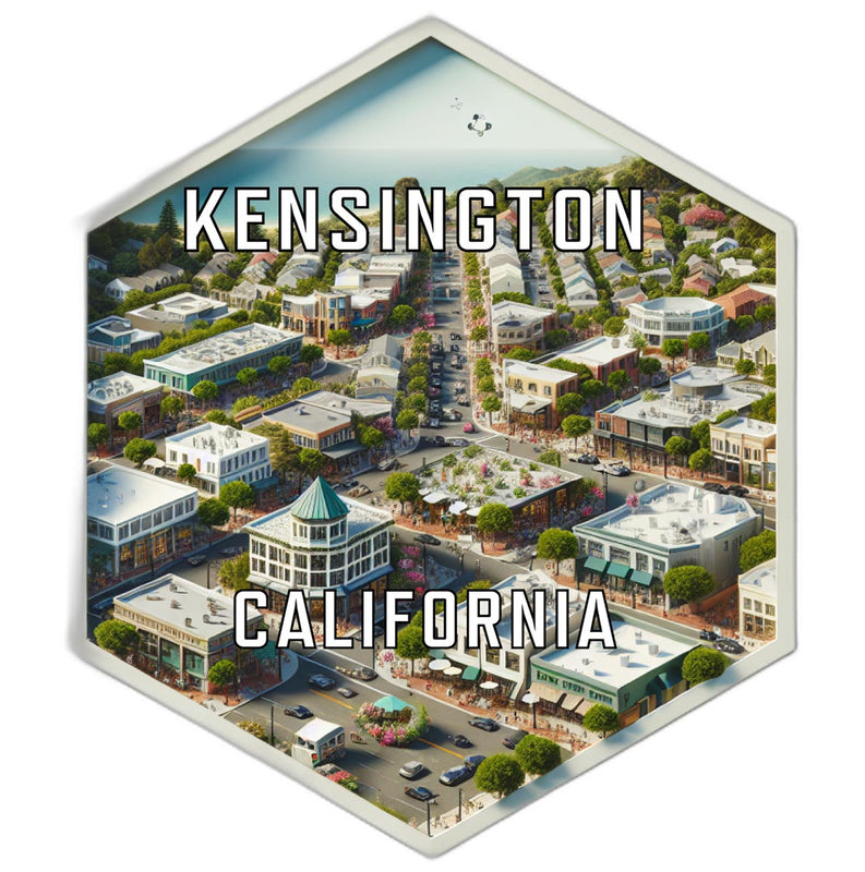 Kensington California Travel Destination Souvenir Vinyl Decal Sticker 6-Inch