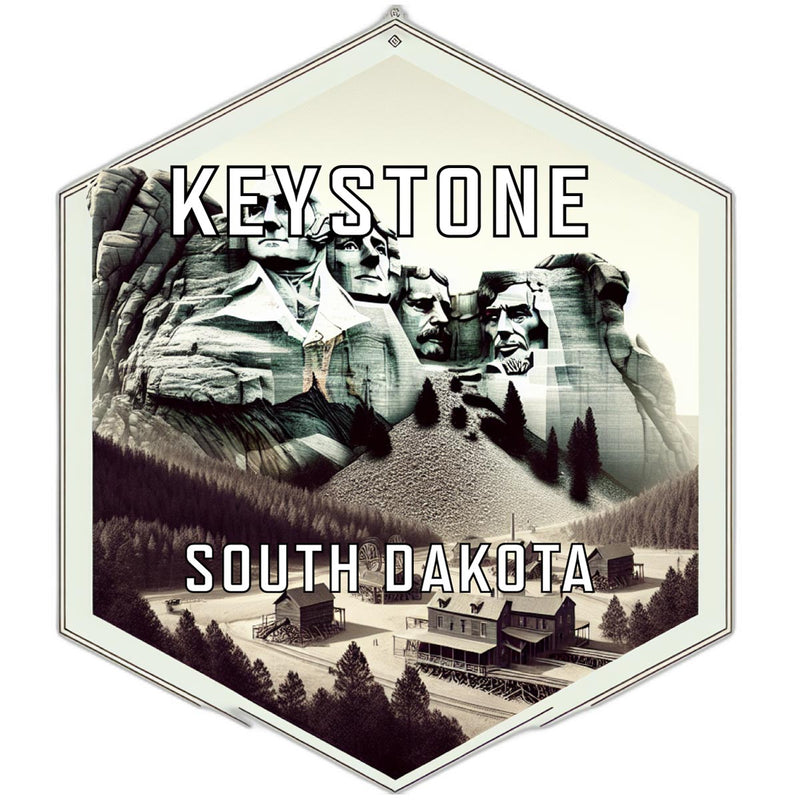 Keystone South Dakota Travel Destination Souvenir Vinyl Decal Sticker 4-Inch