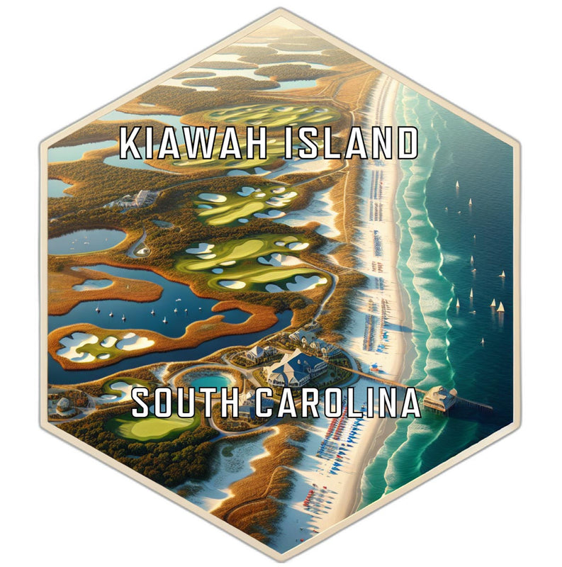 Kiawah Island South Carolina Travel Destination Souvenir Vinyl Decal Sticker 2-Inch