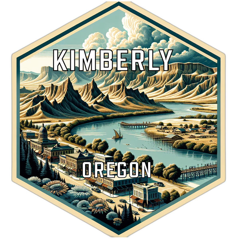 Kimberly Oregon Travel Destination Souvenir Vinyl Decal Sticker 2-Inch