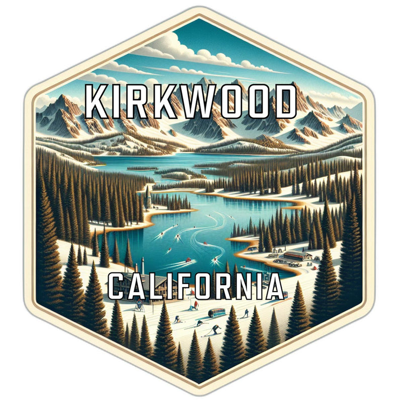 Kirkwood California Travel Destination Souvenir Vinyl Decal Sticker 2-Inch