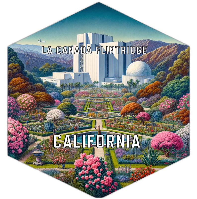 La Canada Flintridge California Travel Destination Souvenir Vinyl Decal Sticker 6-Inch