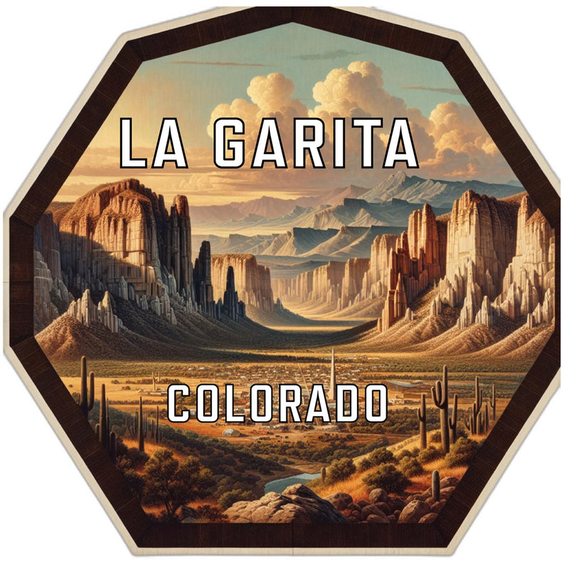 La Garita Colorado Travel Destination Souvenir Vinyl Decal Sticker 2-Inch