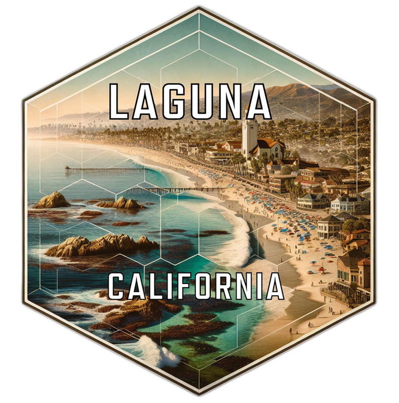 Laguna California Travel Destination Souvenir Vinyl Decal Sticker 2-Inch