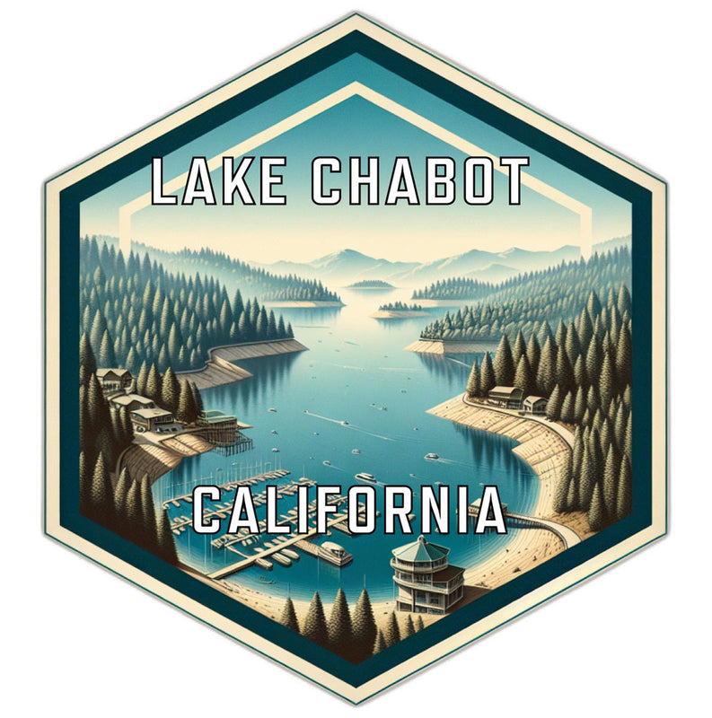 Lake Chabot California Travel Destination Souvenir Vinyl Decal Sticker 2-Inch