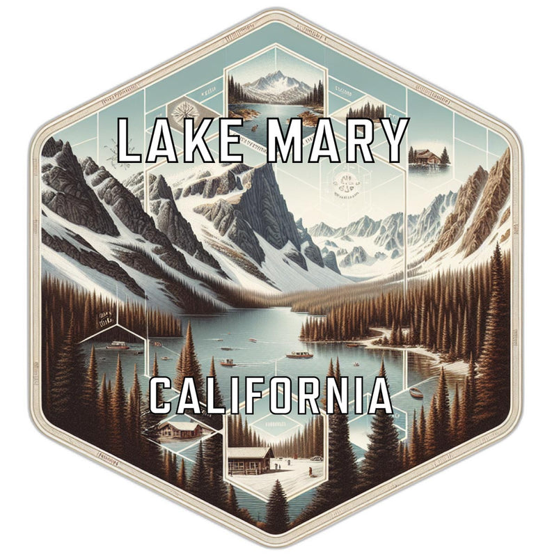 Lake Mary California Travel Destination Souvenir Vinyl Decal Sticker 2-Inch