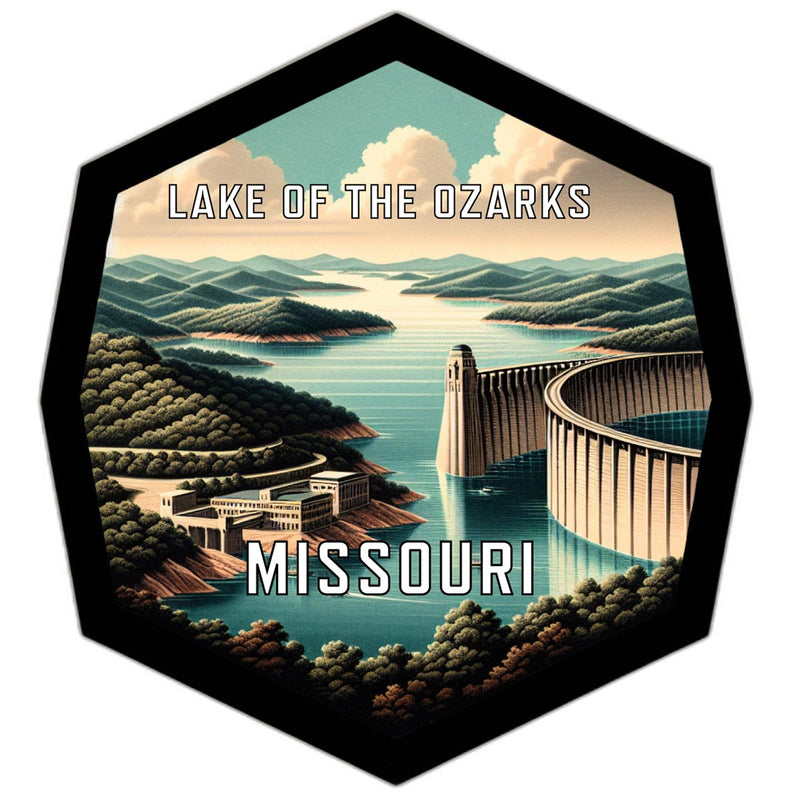 Lake Of The Ozarks Missouri Travel Destination Souvenir Vinyl Decal Sticker 2-Inch